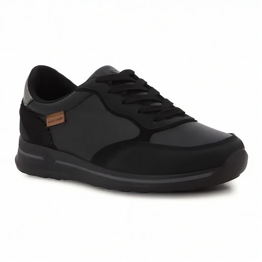 Pierre Cardin Lace Up Sneaker - Black