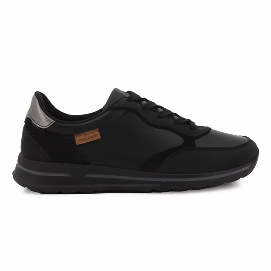 Pierre Cardin Lace Up Sneaker - Black