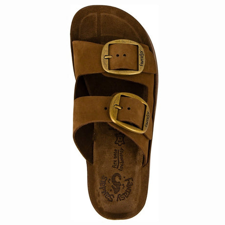 Fantasy Sandals Despoina Sandal - Mochaccino - overhead view