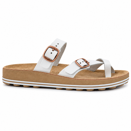 Fantasy Sandals Caterina White - side view