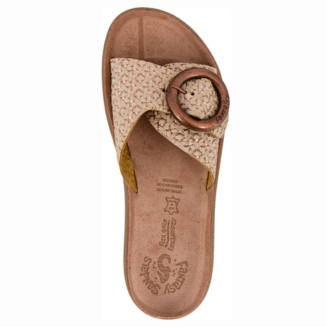 Fantasy Sandals Kiki Sandal - Rose Gold, original overhead view