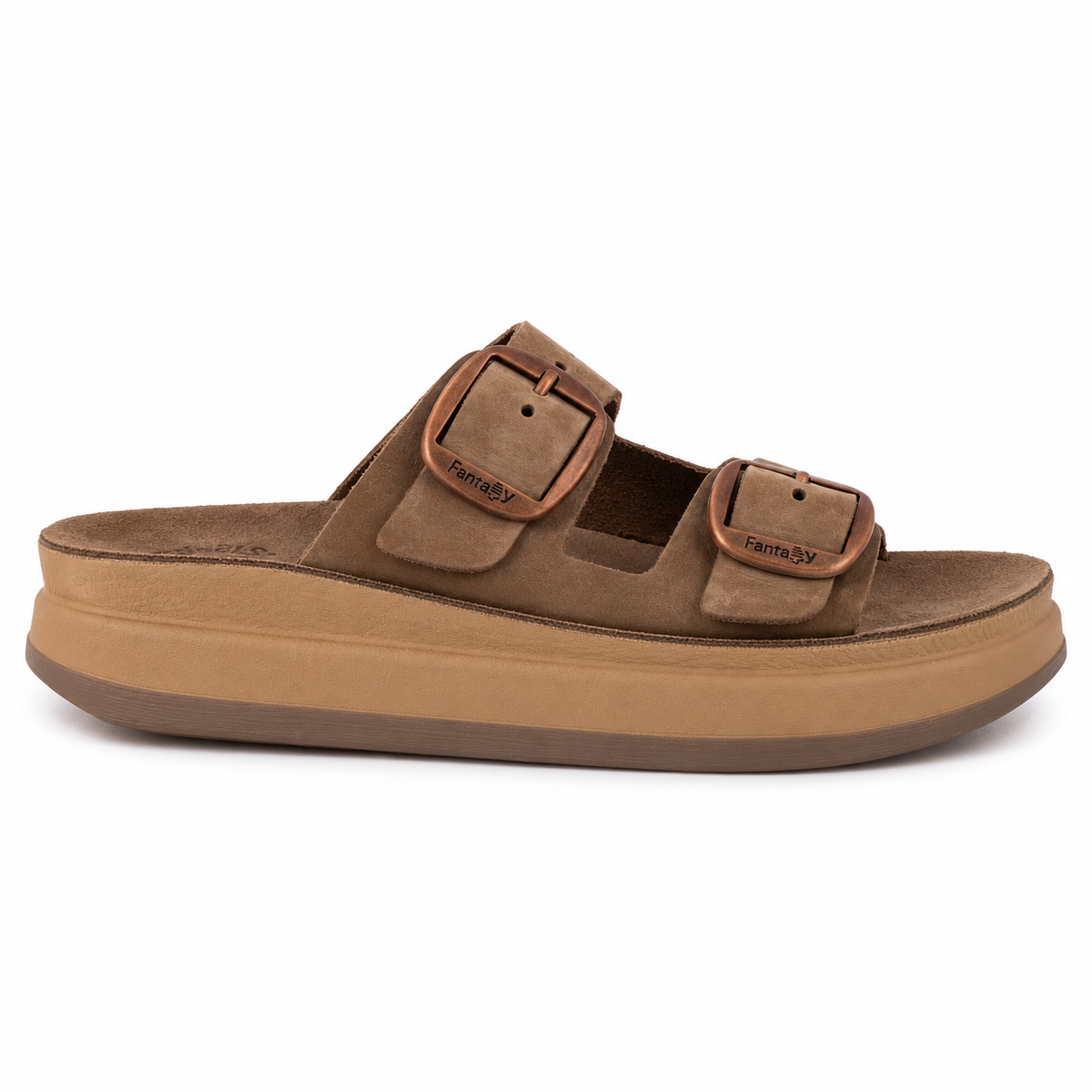 Fantasy Sandals Zefi Brown - side view