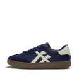 Fitflop THE DASH T-Toe Leather Sneakers - Midnight Navy/Urban White