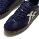 Fitflop THE DASH T-Toe Leather Sneakers - Midnight Navy/Urban White