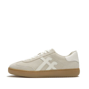 Fitflop THE DASH T-Toe Suede Sneakers - Hazy Taupe/Cream
