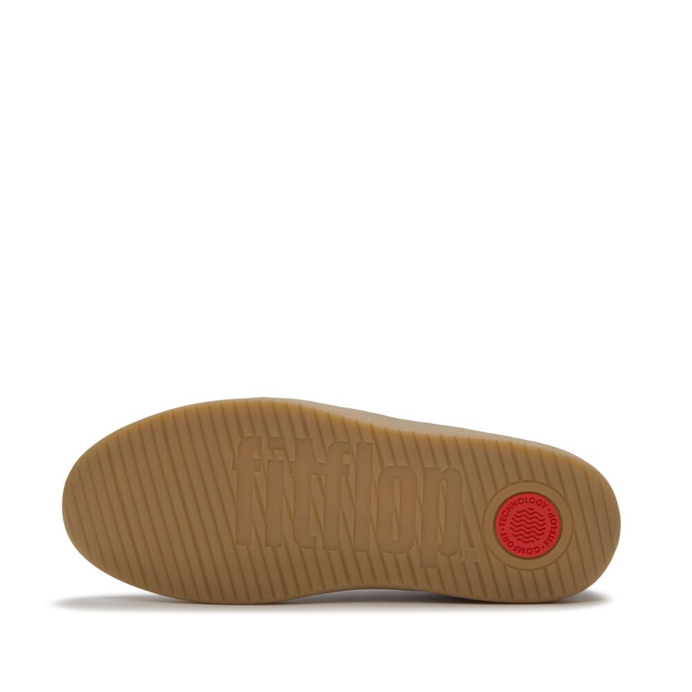 Fitflop THE DASH T-Toe Suede Sneakers - Hazy Taupe/Cream