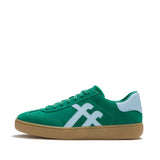 Fitflop THE DASH T-Toe Suede Sneakers - Marine Green/Cloudy Blue