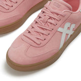 Fitflop THE DASH T-Toe Suede Sneakers - Warm Pink/Urban White