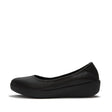 Fitflop Flowform Leather Ballerina - All Black, view 1