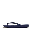 Fitflop Iqushion Multi-Crystal Ergonomic Flip-flops - Nightfall Blue, side profile