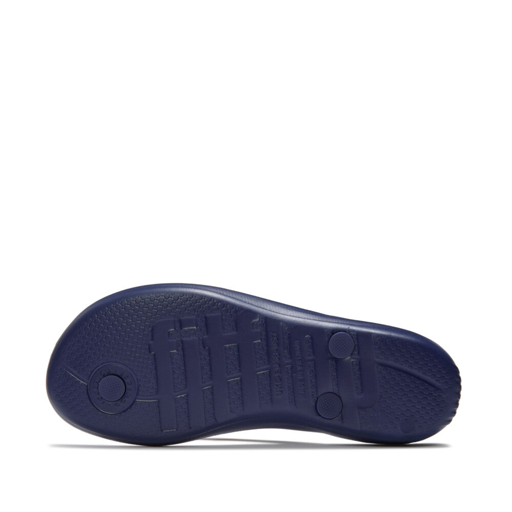Fitflop Iqushion Multi-Crystal Ergonomic Flip-flops - Nightfall Blue, outsole view