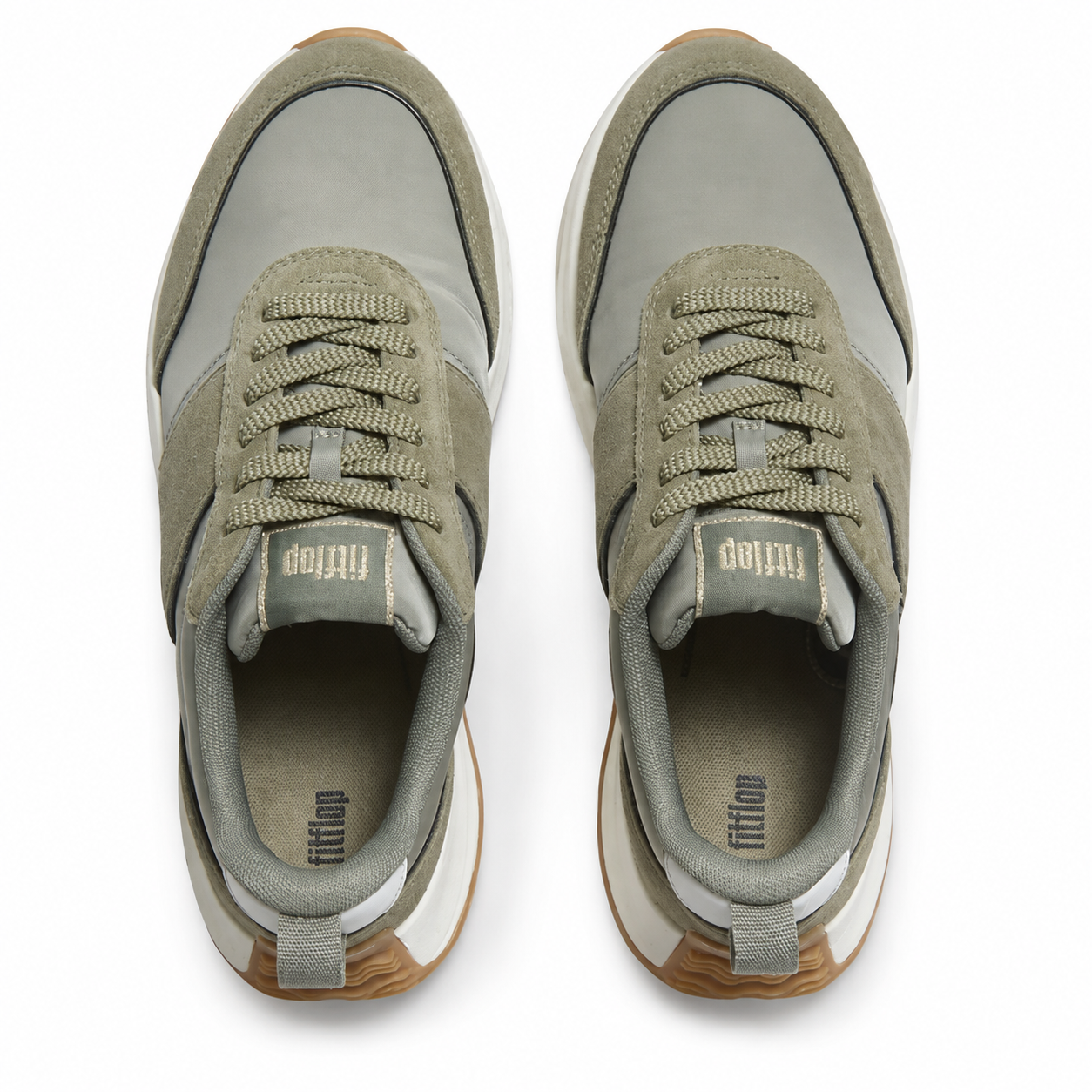 Fitflop F-MODE Flow Mesh Metallic - Grey Sage