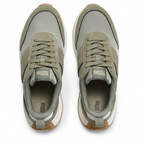 Fitflop F-MODE Flow Mesh Metallic - Grey Sage