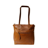 Gia Ariana Leather Handbag Chestnut view 1