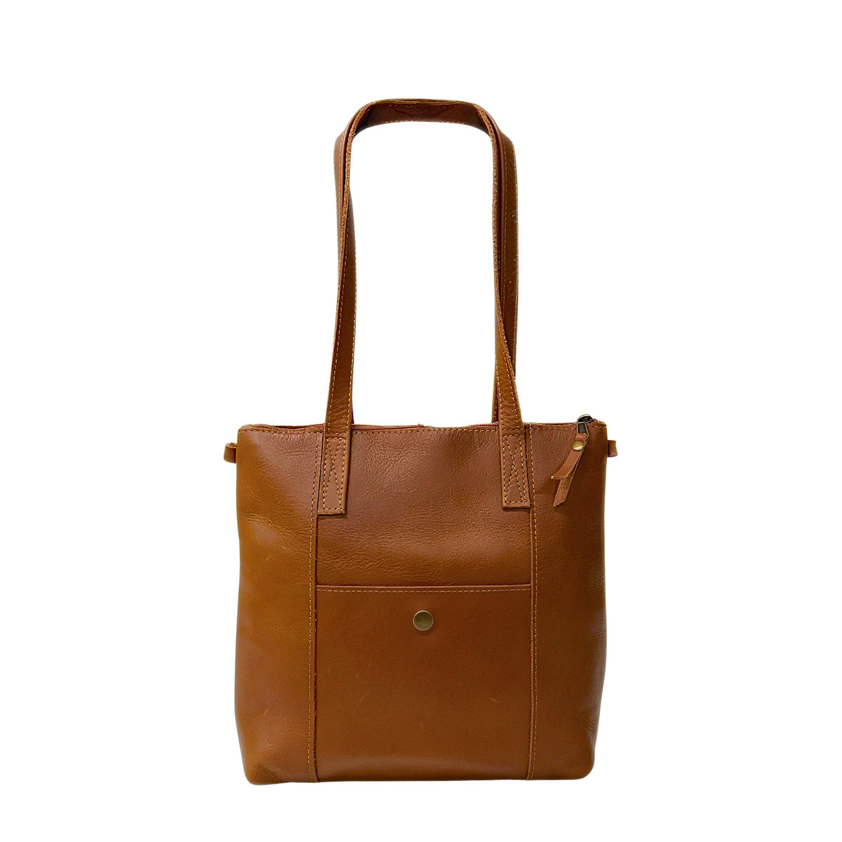 Gia Ariana Leather Handbag Chestnut view 2