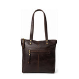 Gia Leather Hannah Tote Bag Brown view 2