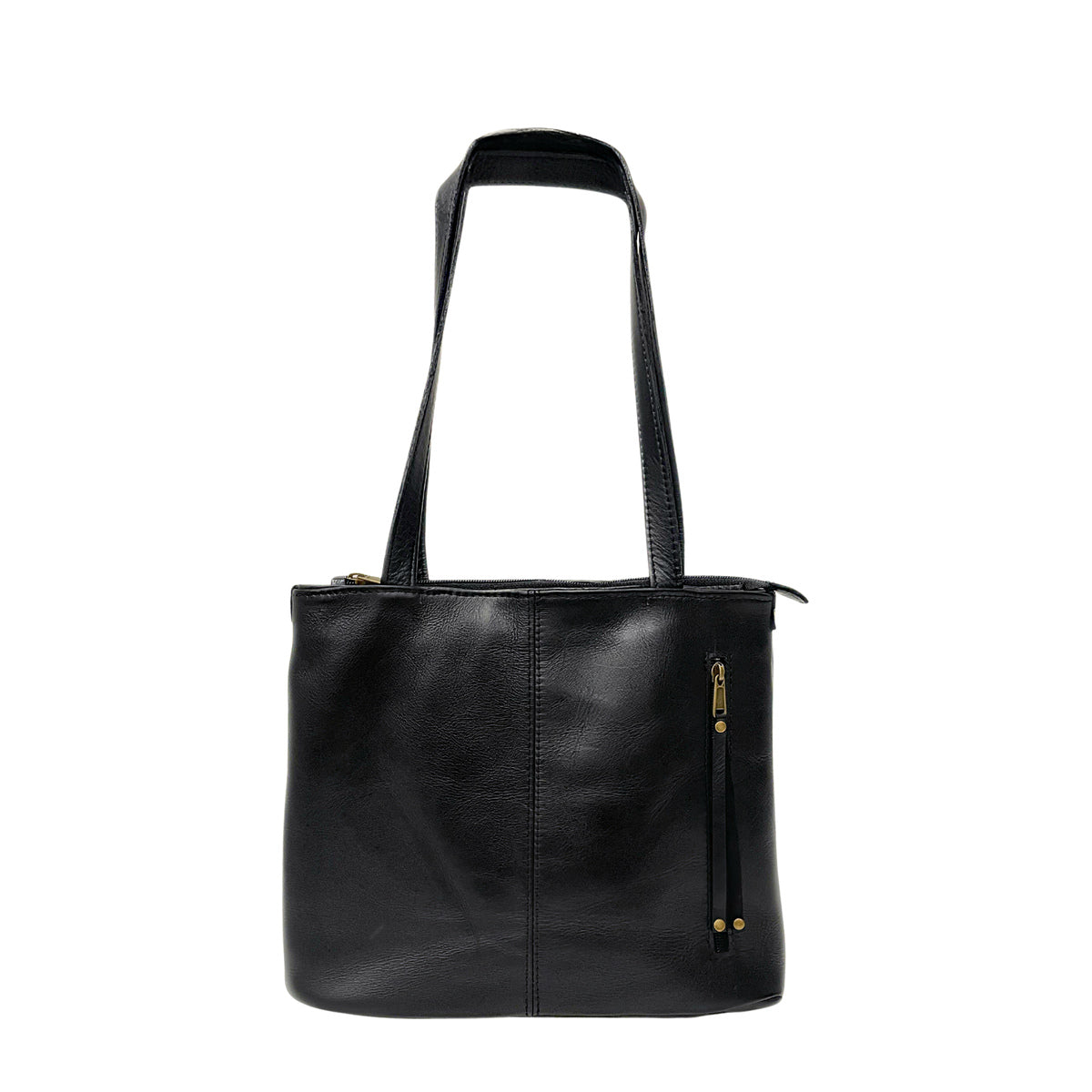 Gia Joss Leather Handbag Black view 2