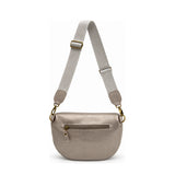 Gia Leather Lia Moon Bag Pewter view 2