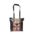 Gia Panel Tote Crochet Bag Pewter view 1