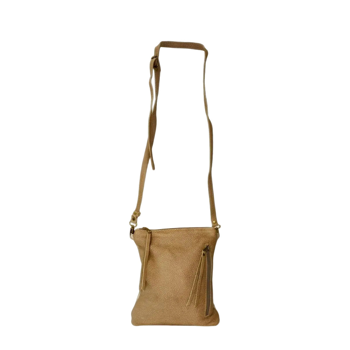 Gia Rustica 2 Tone Postman Bag Sand view 2