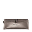 Gia Leather Sunglasses Case Pewter view 1
