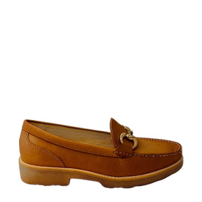 Gia Leather Horsebit Loafer - Tan - view 2
