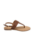 Gia Tan Leather Weave Slingback Sandal – right-facing side view
