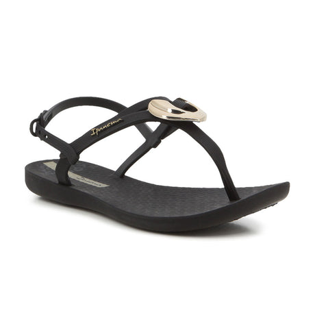 Ipanema Class Dreamy Sandal - Black Gold, front three-quarter view