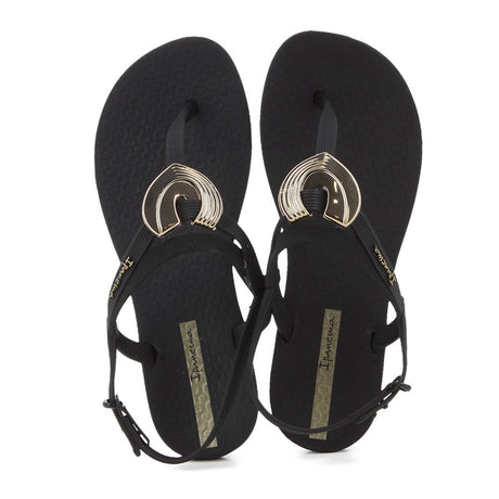 Ipanema Class Dreamy Sandal - Black Gold, overhead view