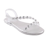 Holster Lola Sandal Clear Glitter side view