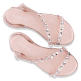 Holster Lola Sandal Clear Rose Glitter detail view