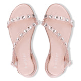 Holster Lola Sandal Clear Rose Glitter sole view