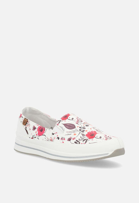 Pierre Cardin Josephine 8 Slip On Flats - White