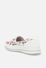 Pierre Cardin Josephine 8 Slip On Flats - White