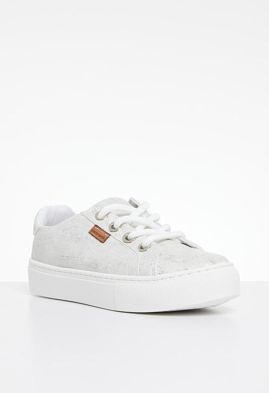 Pierre Cardin Lucie 6 Lace Up Sneaker - White