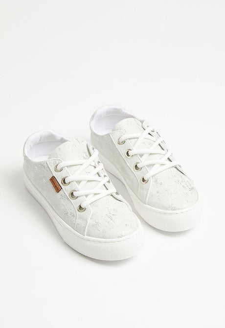 Pierre Cardin Lucie 6 Lace Up Sneaker - White