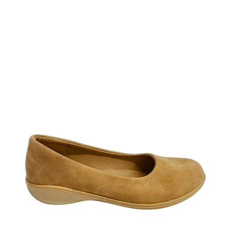 Footflex Push In Flats - Beige, product view 1