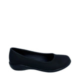 Footflex Push In Flats - Black, product view 1