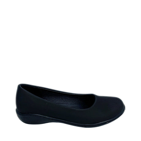 Footflex Push In Flats - Black, product view 1