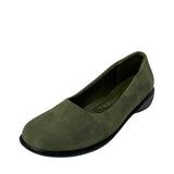 Footflex Push In Flats - Olive, product view 2