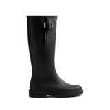 Hunter Downpour Field Adjustable Tall Wellington black waterproof rubber boot vegan 3