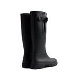 Hunter Downpour Field Adj Tall Wellington Black Boot – detail shot