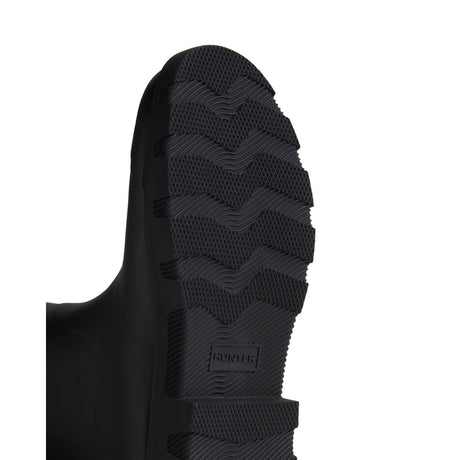 Hunter Downpour Field Adjustable Tall Wellington black waterproof rubber boot vegan 5