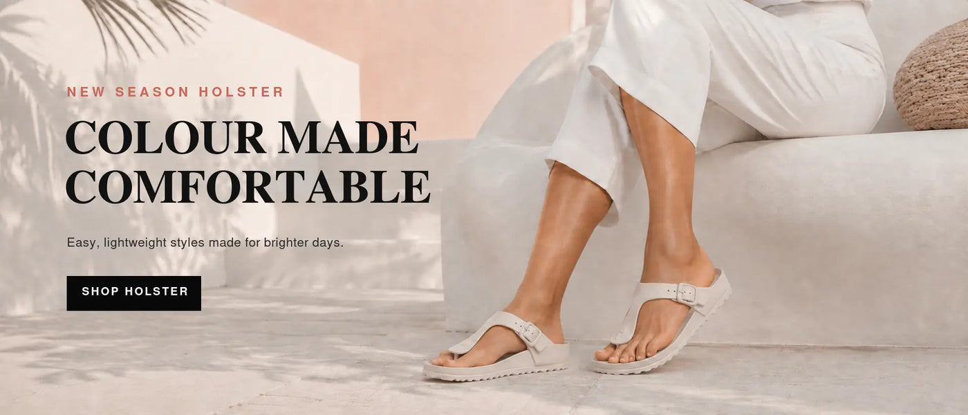 New season Holster sandals at Queue Shoes