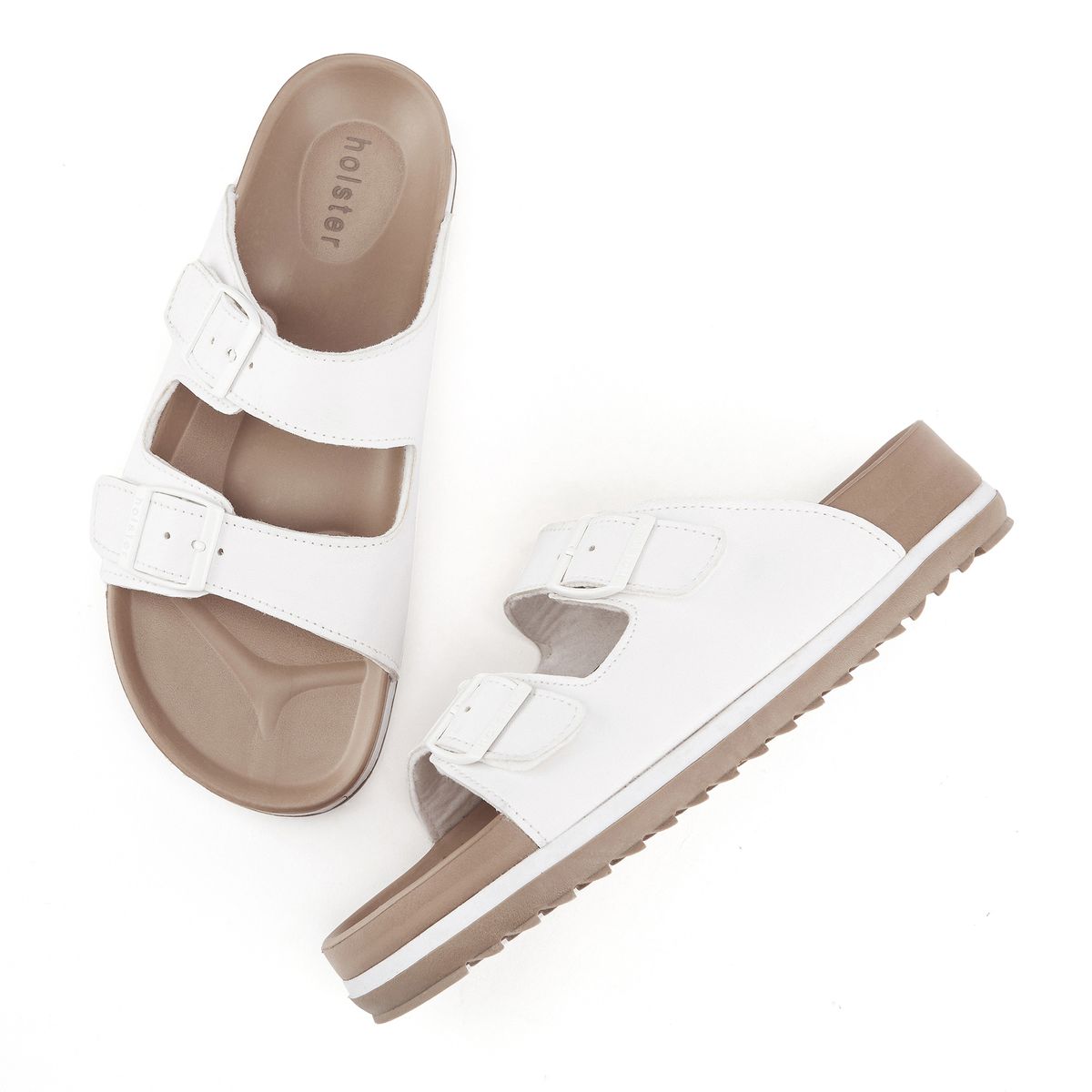 Holster White Stride Sandal – detail shot