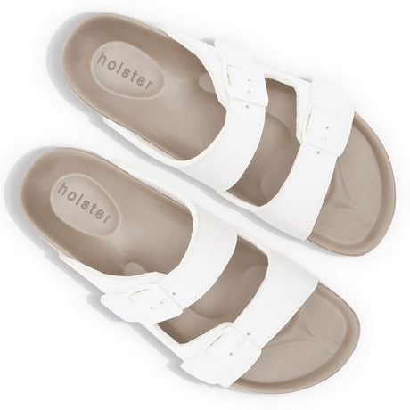 Holster White Stride Sandal – front view