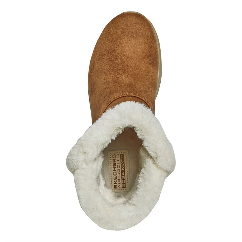 Skechers Chestnut On The Go Joy Endeavor Boots – detail shot