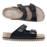 Holster Stride Sandal Black front view