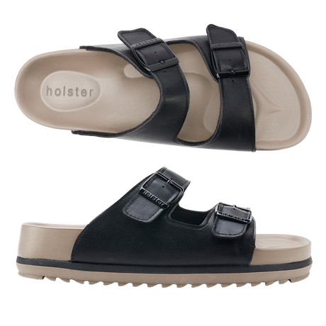 Holster Stride Sandal Black front view