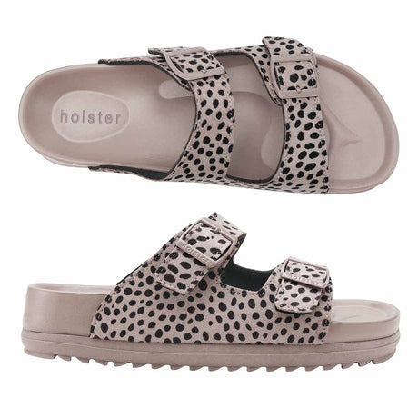 Holster Stride Sandal Cheetah front view